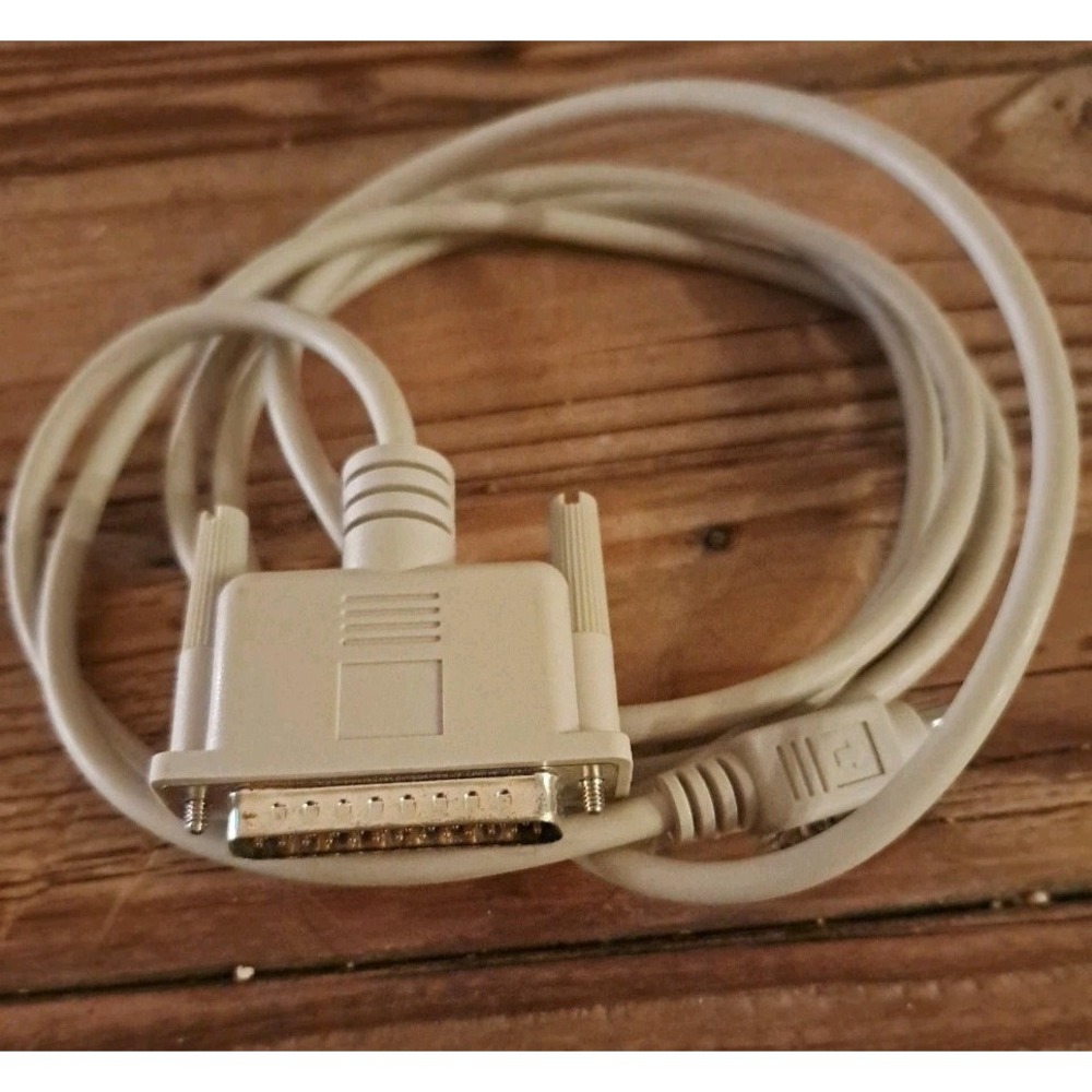 Vintage DB25 Pin Male to DB8 Pin Male Cable- For Apple, Mac (?)